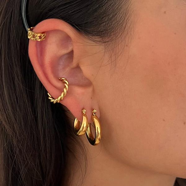Anastasia Huggie Hoop Earrings